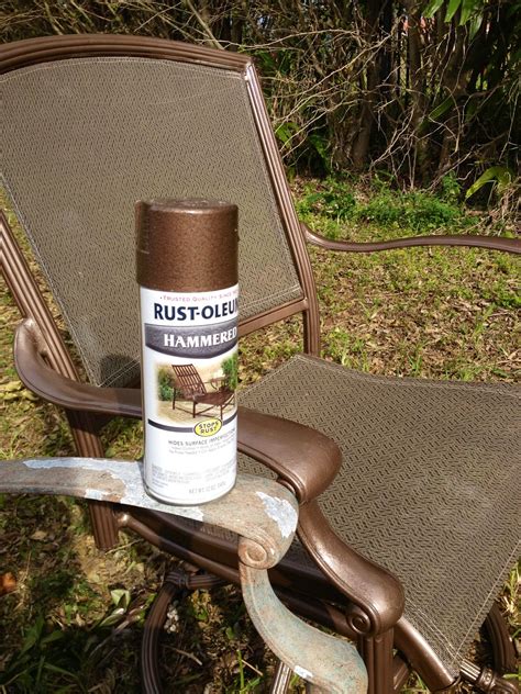 can exterior house paint be used on metal patio furniture|repainting metal lawn furniture.